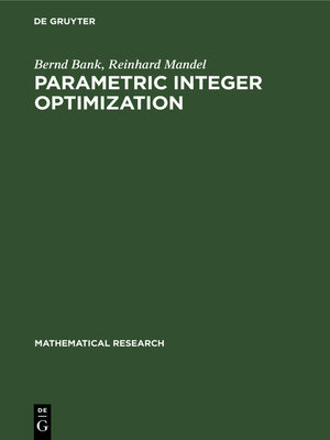 cover image of Parametric Integer Optimization